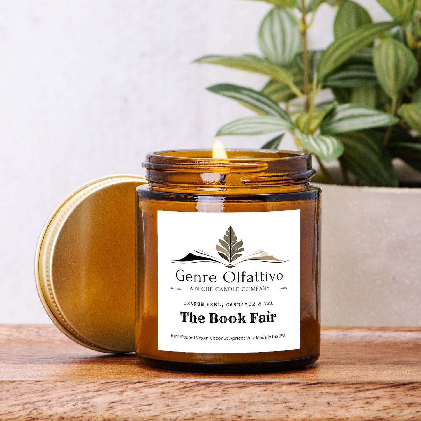 The Bookfair: Orange Peel, Cardamom & Tea