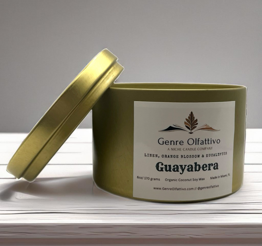 Guayabera 8oz Gold Tin