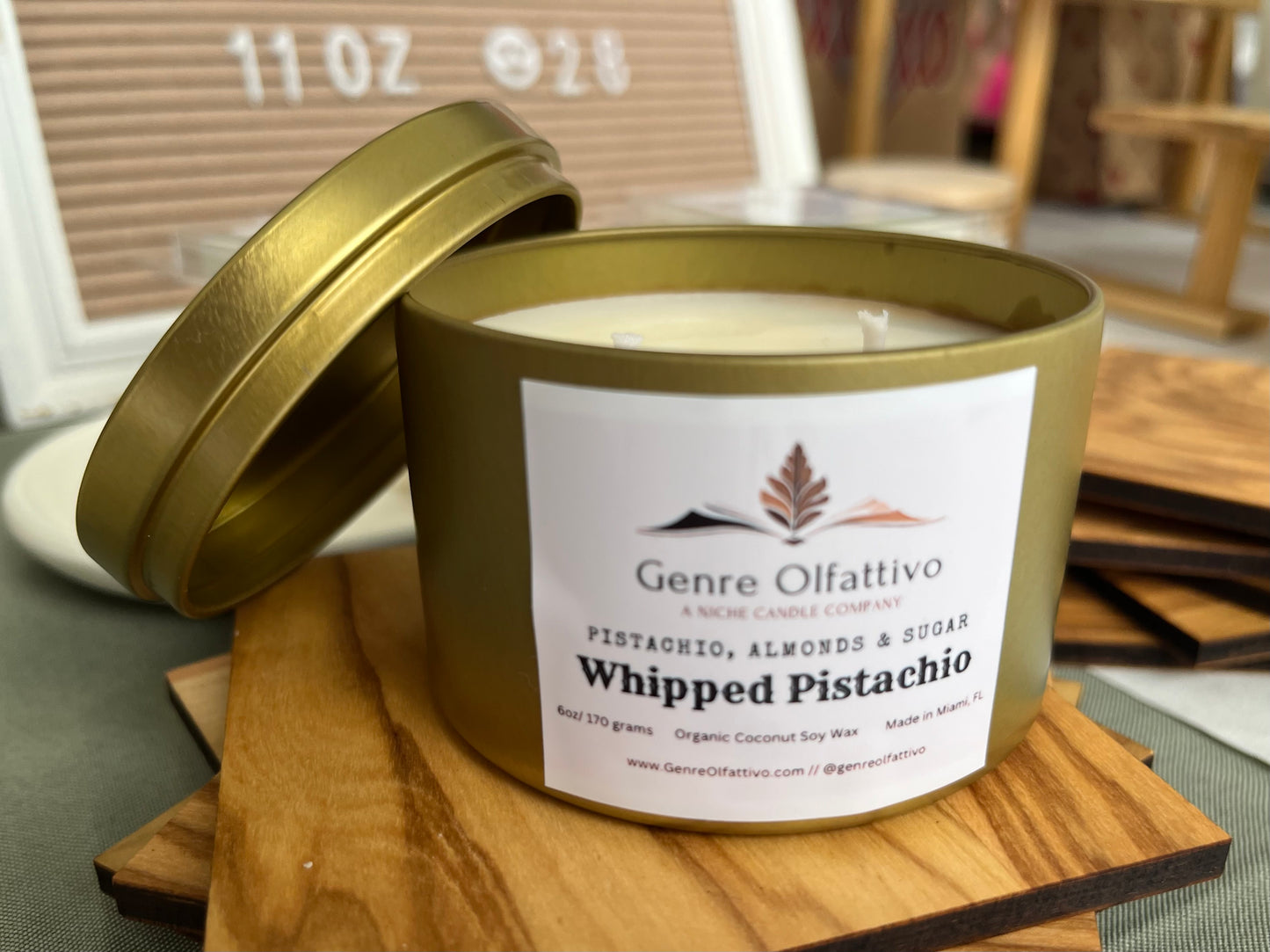 Whipped Pistachio Gold 8oz tin