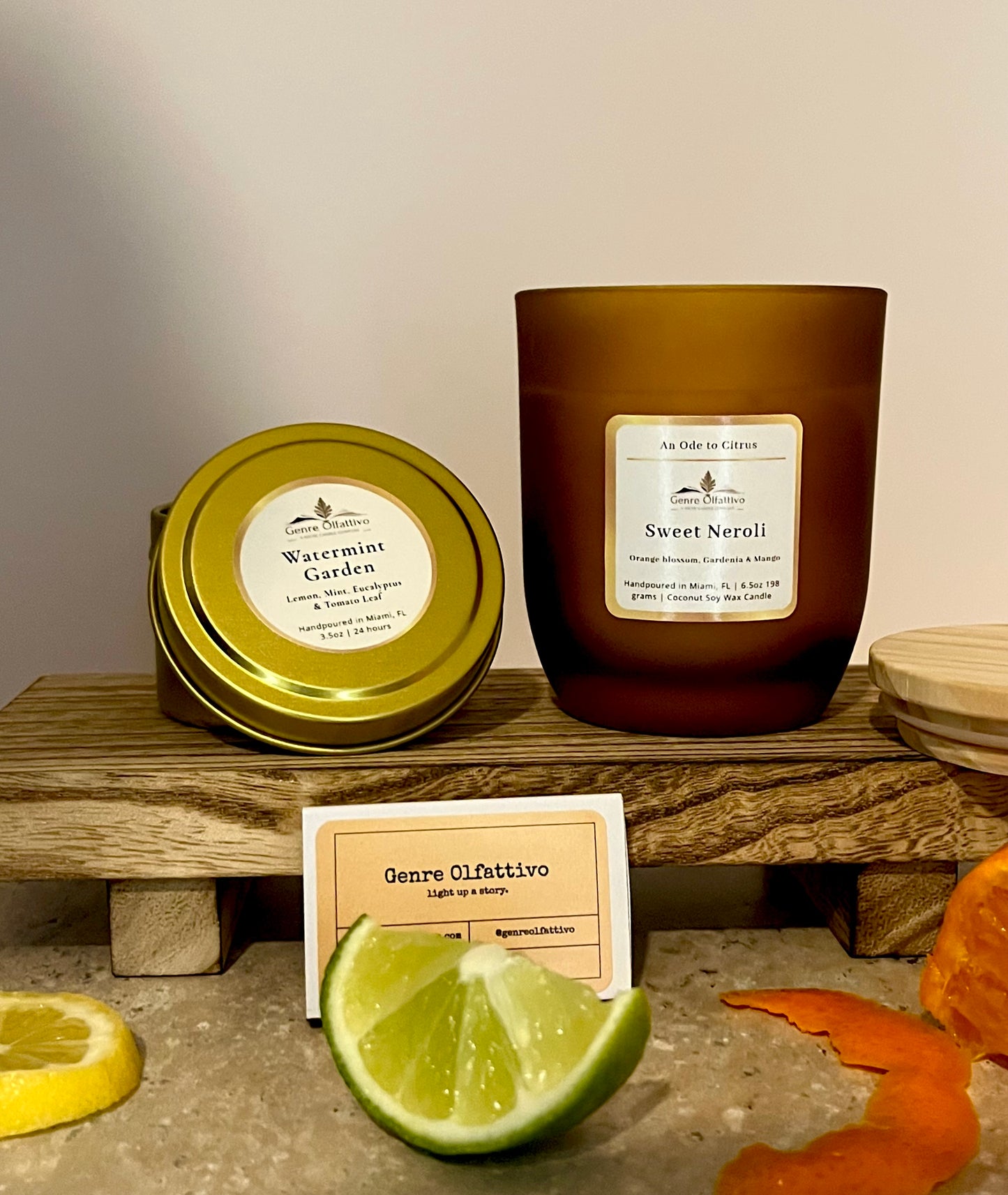 An Ode to Citrus 4-Piece Candle Box