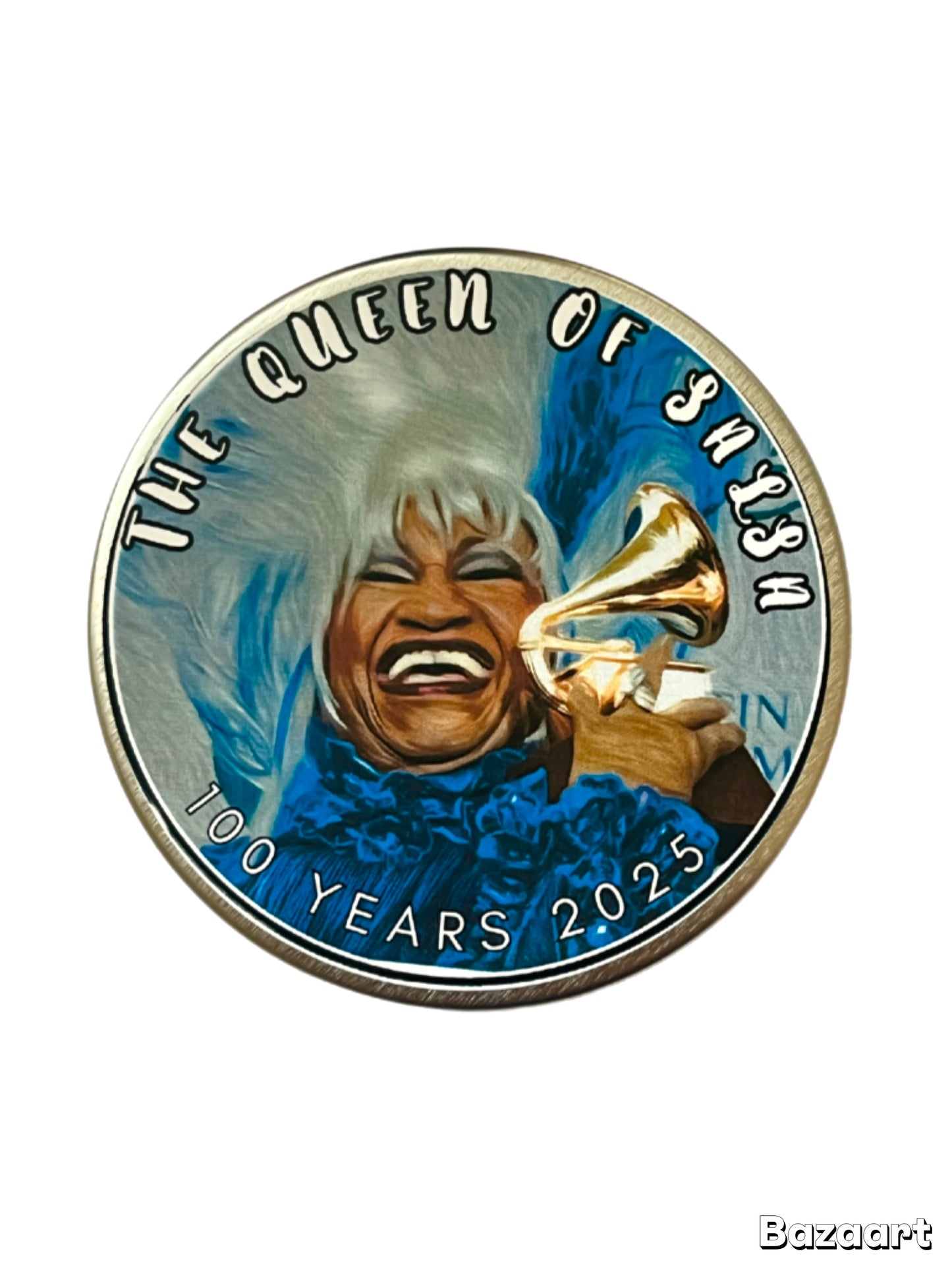 Celia Cruz 100 Years Commemorative Candle, 8.0oz