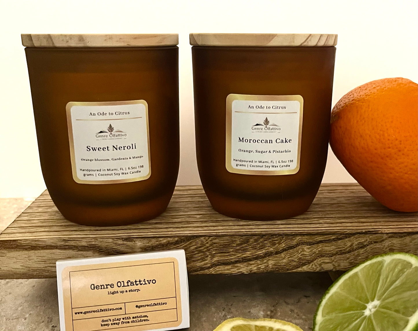 An Ode to Citrus 4-Piece Candle Box