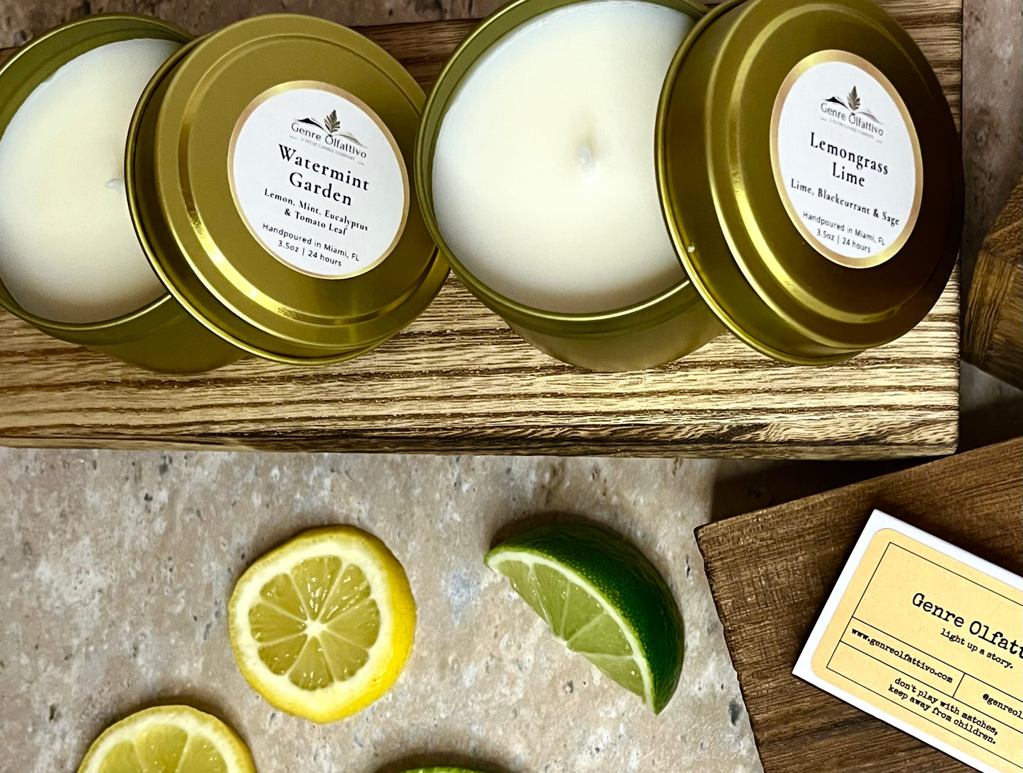 An Ode to Citrus 4-Piece Candle Box