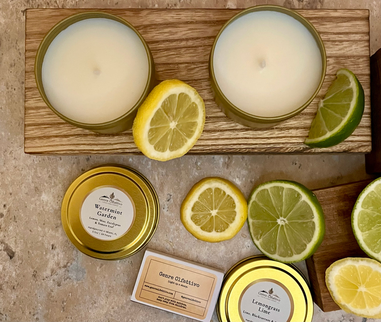 An Ode to Citrus 4-Piece Candle Box